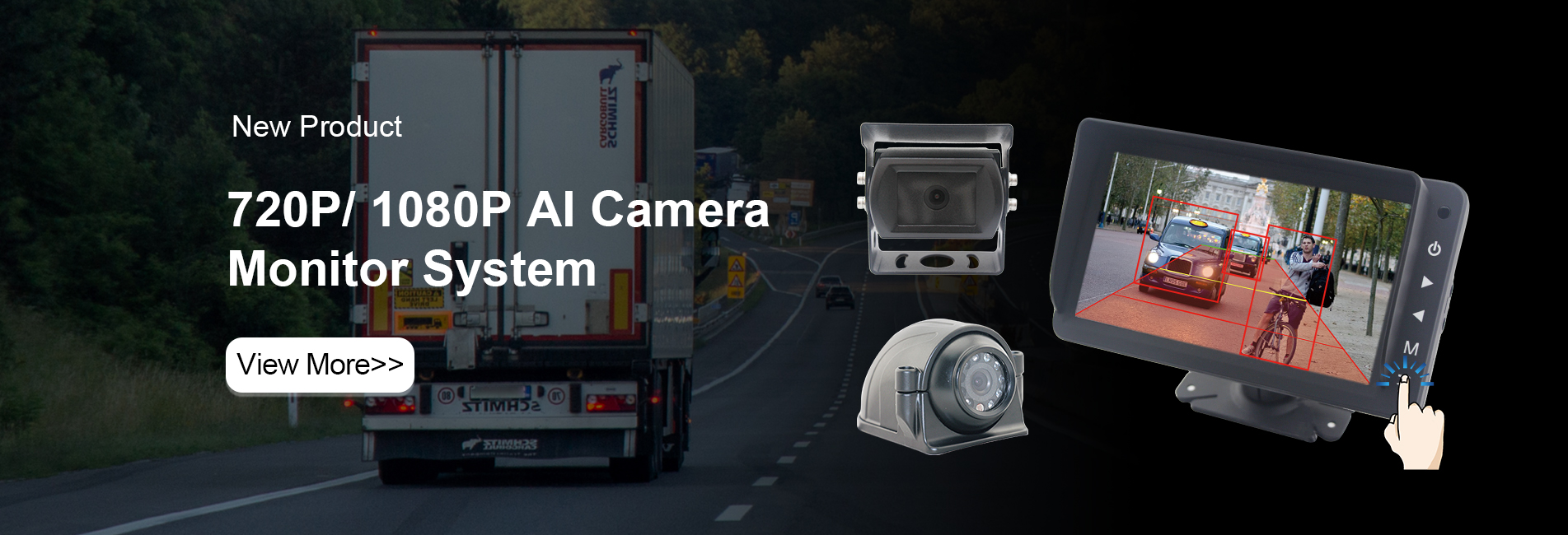 1080P AI Camera monitor for truck