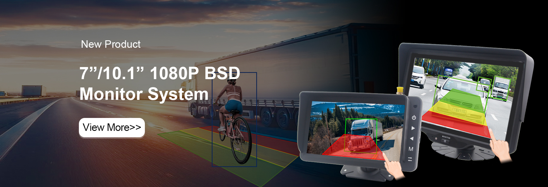 AHD BSD Car Monitor