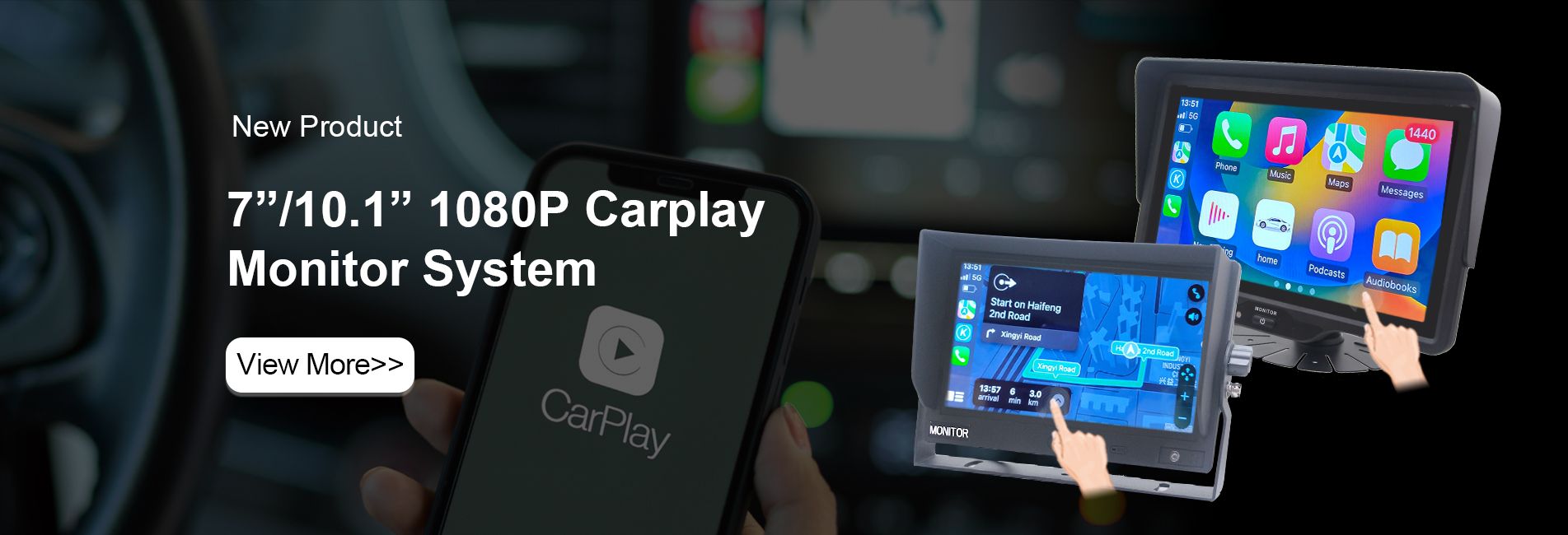 Carplay Monitor for vehicle 