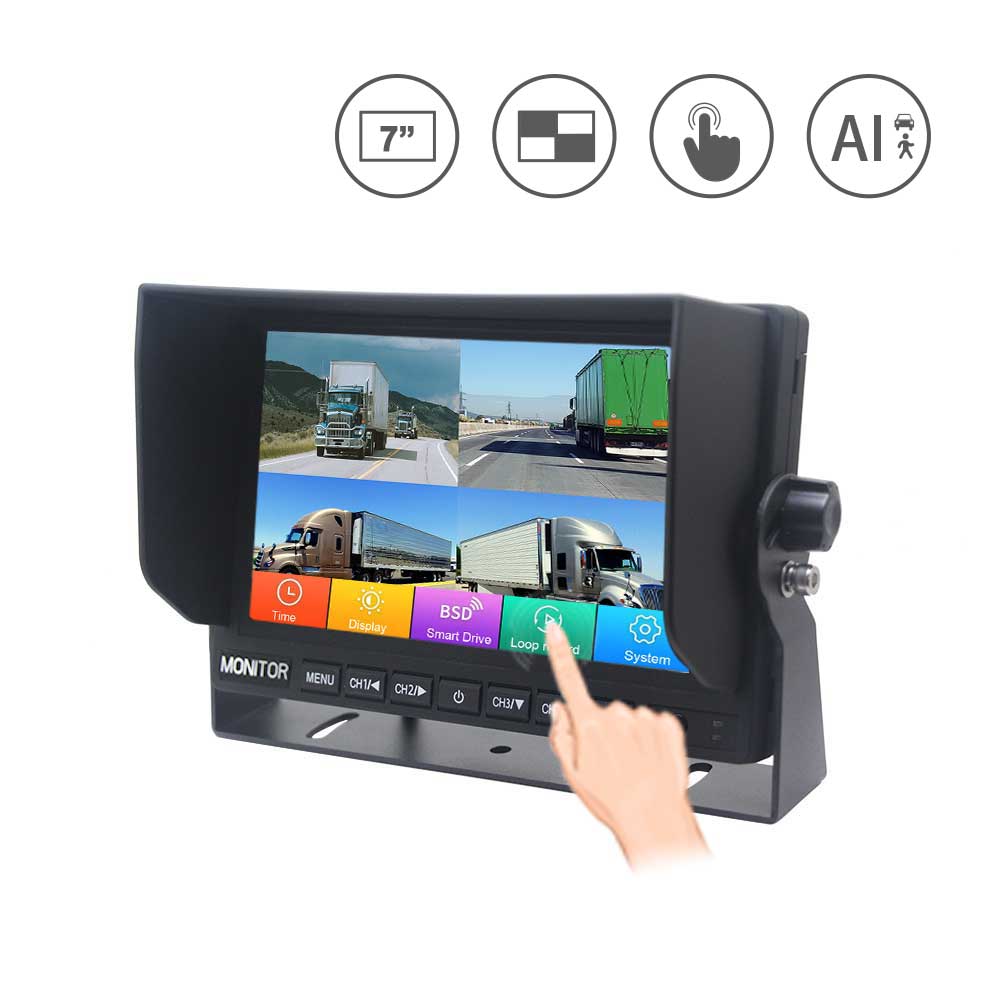 7 Inch AHD Rear View Monitor with BSD Function