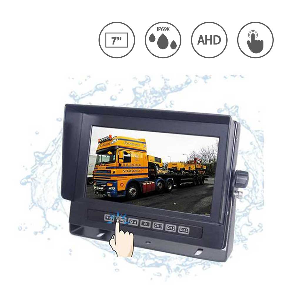 7 Inch Waterproof IP68 Vehicle Monitor for Agricultural Machinery