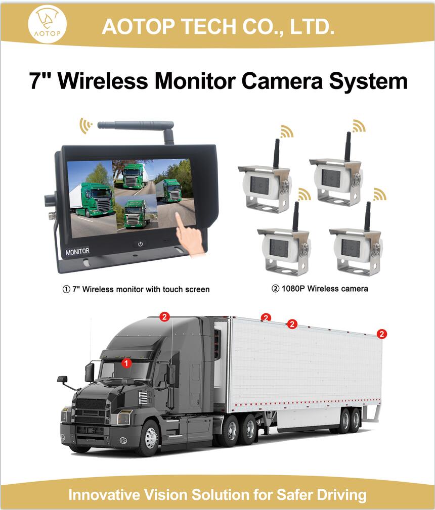 7 Inch Touchable Wireless Monitor Camera System